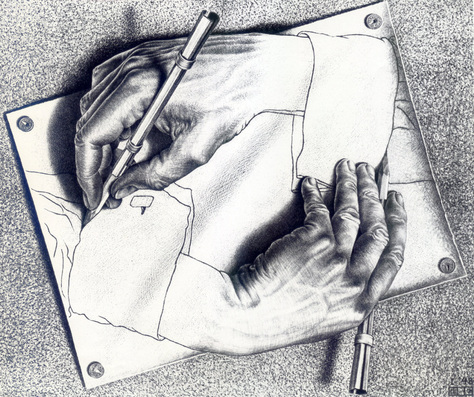 Drawing Hands - M. C. Escher